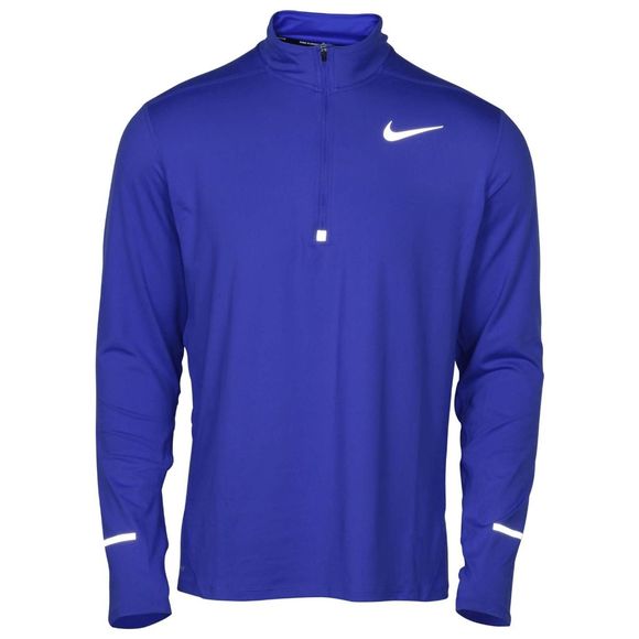 Nike Men's Small NIKE Dri-Fit Element 1/2 Zip Running Top 904946-442 GAME ROYAL - Picture 1 of 3